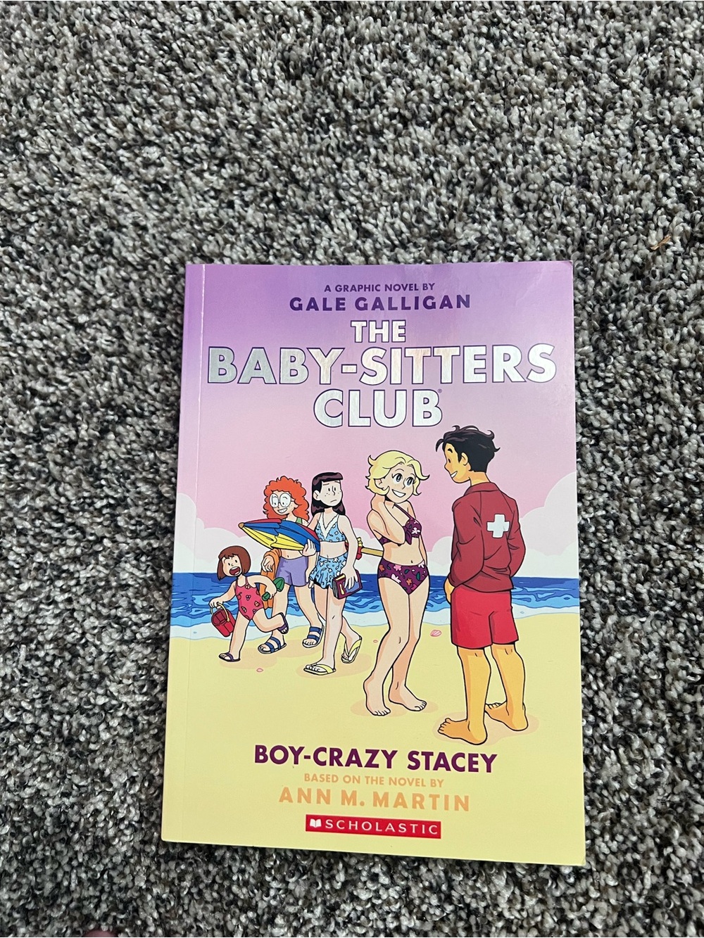 The Baby-Sitters Club: Boy-Crazy Stacey Graphic Novel - Pink/Yellow
